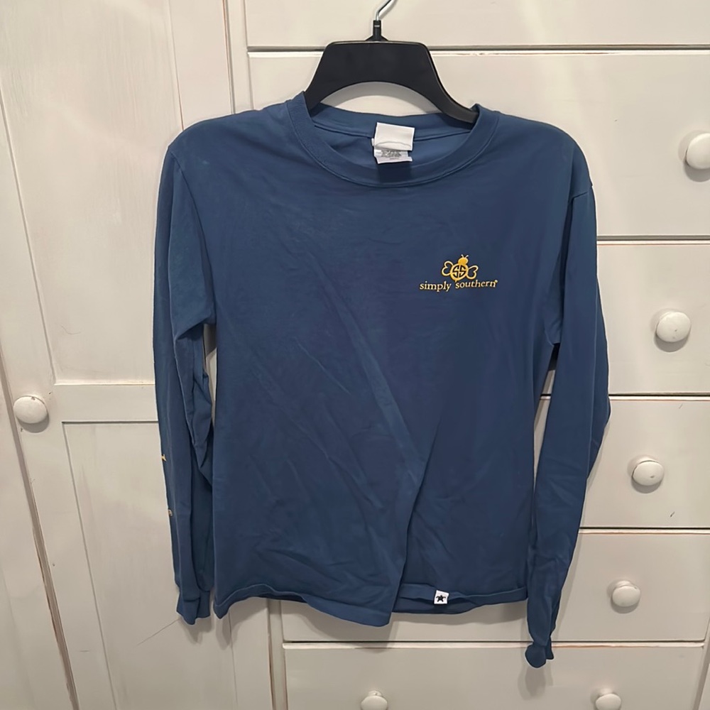Navy Simply Southern Long Sleeved Shirt